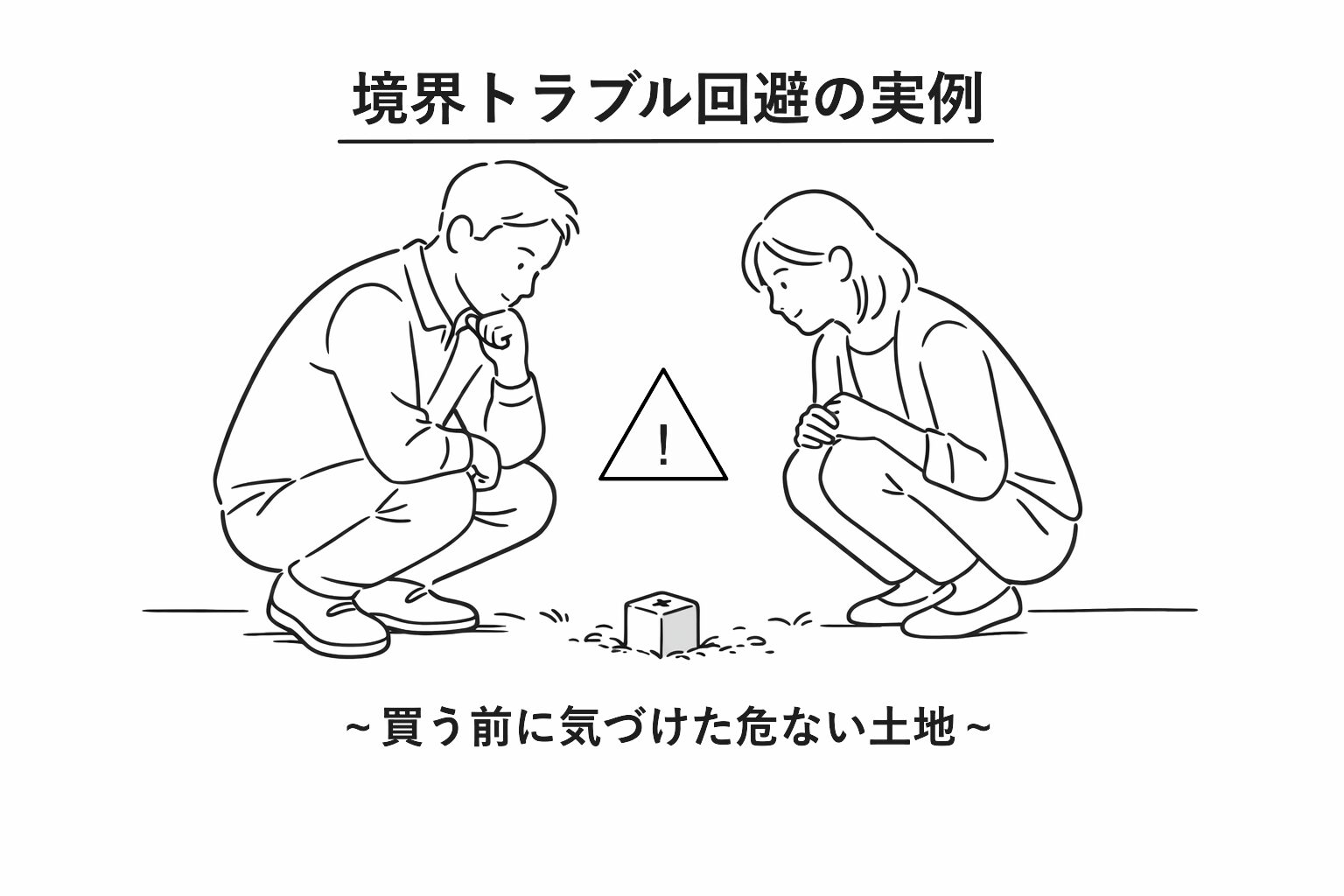 境界トラブル回避の実例